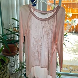 Soft Surroundings Sheer Tunic/top, size XS